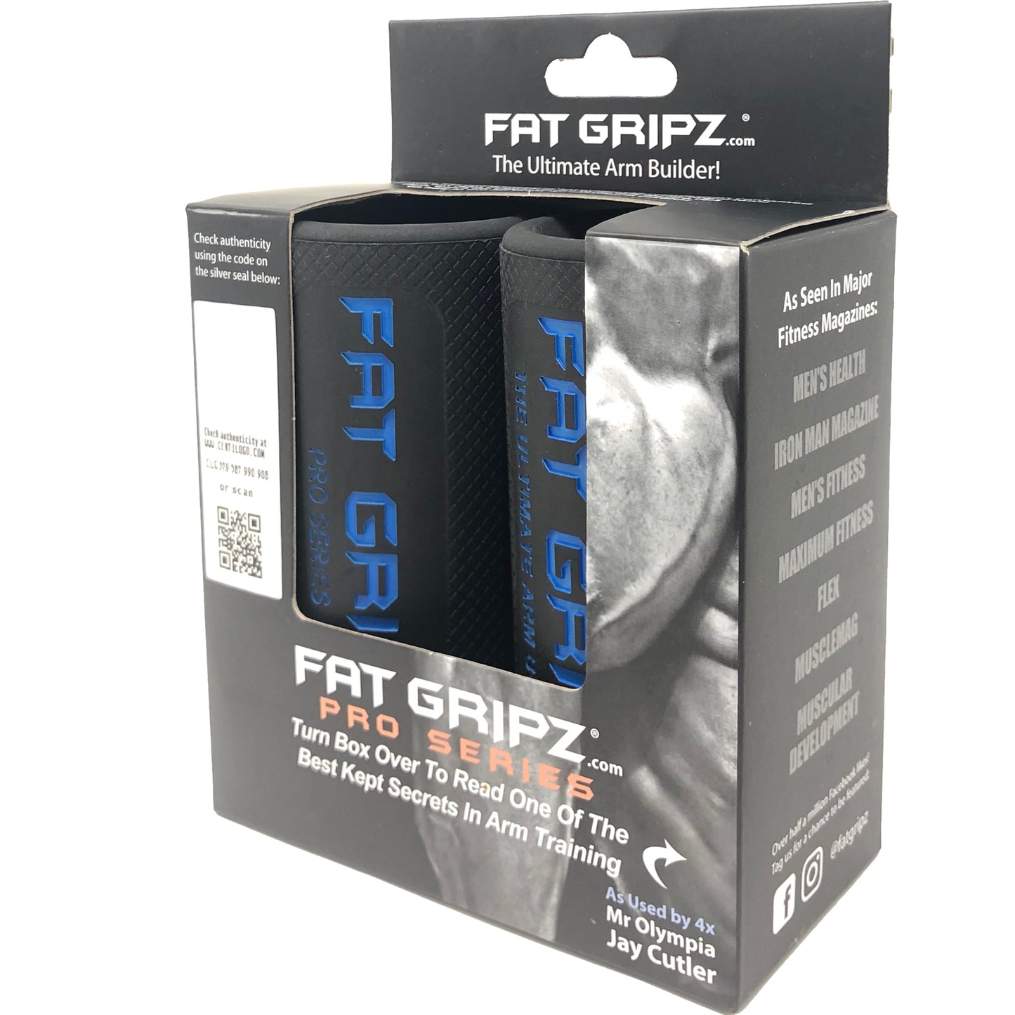 Fat Gripz Fat Grips ( Weight Grips / Grips For Weight Lifting / Barbell Grips / Dumbbell Grips Thick Grips )